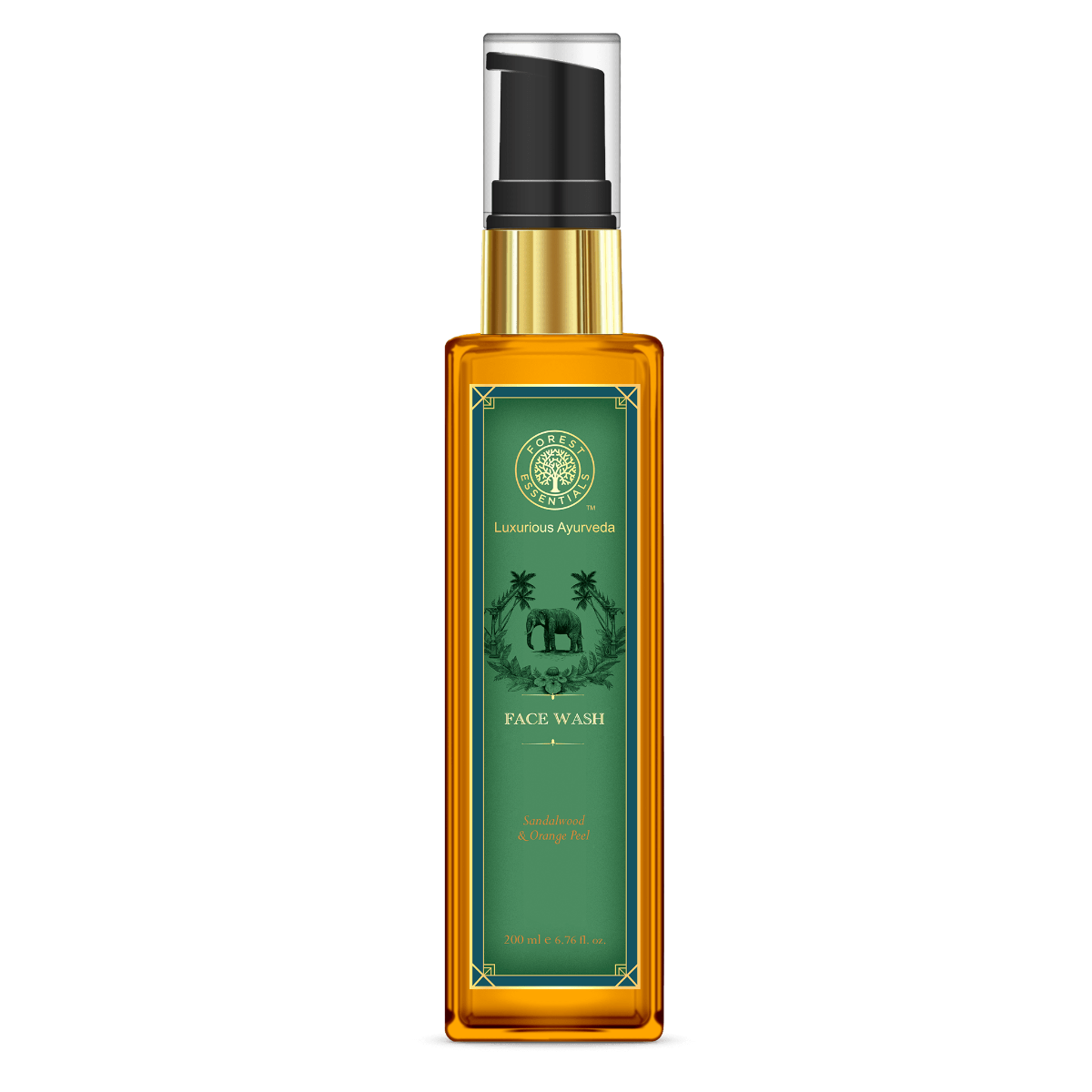 Forest Essentials facial cleanser sandalwood & orange peel