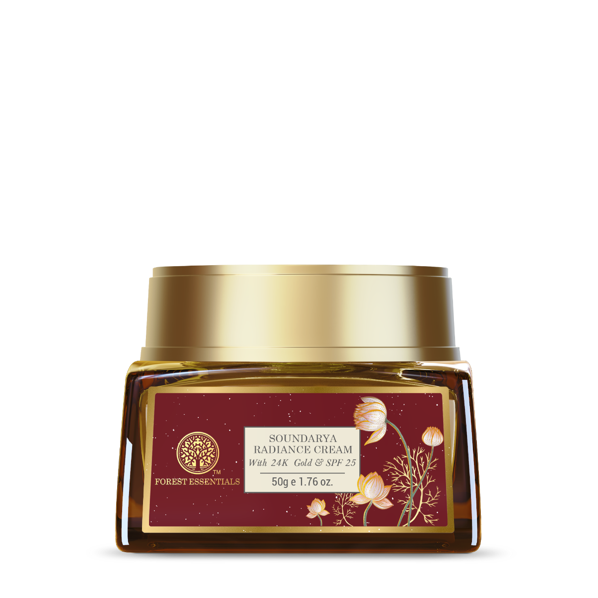 Soundarya Radiance Cream With 24k Gold Spf25 Forest Essentials soundarya radiance cream with 24k gold spf25