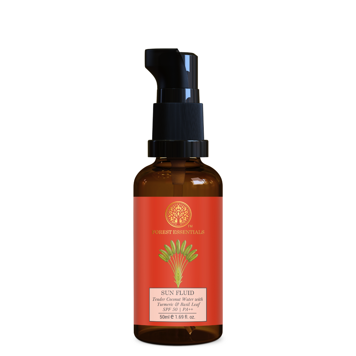 Sun Fluid Tender Coconut Water With Turmeric Basil Leaf Spf 50 Pa Forest Essentials Forest essentials hair thickening spray, bhringraj and shikakai, 100ml.