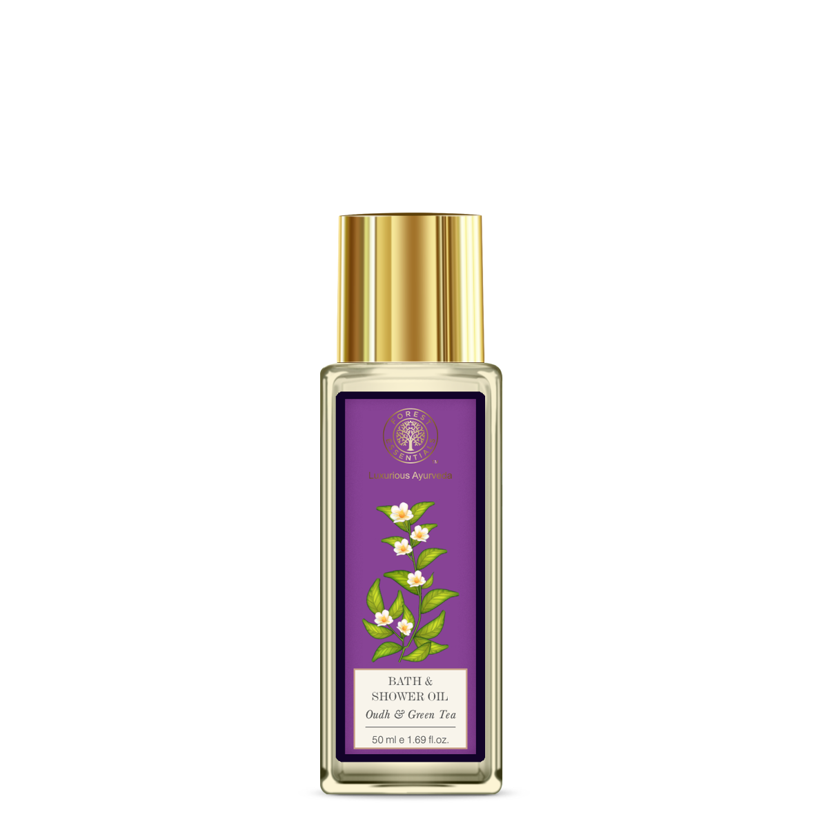 Oudh & Green Tea Bath & Shower Oil Forest Essentials